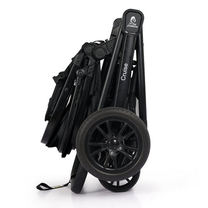 For Your Little One Cruise 3 In 1 Travel System With Car Seat - Eclipse Black (Free Cupholder / Seat Liner Included!)