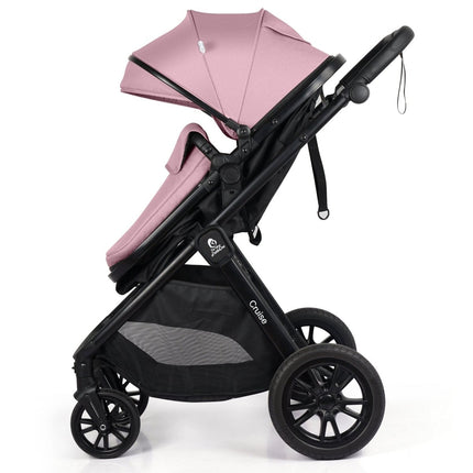 For Your Little One Cruise 3 In 1 Travel System With Car Seat - Blush Rose (Free Cupholder And Seat Liner Included!)