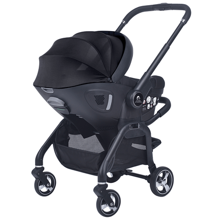 For Your Little One Qubi Infant Car Seat Stroller - Eclipse Black