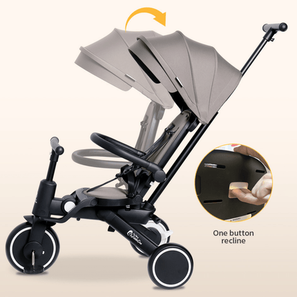 Foryourlittleone Xplor 6 in 1 Foldable Trike - Green (10m-4y)