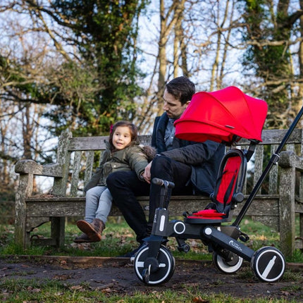 Foryourlittleone Xplor 6 in 1 Foldable Trike - Grey Olive (10m-4y)