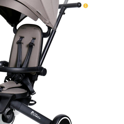 Foryourlittleone Xplor 6 in 1 Foldable Trike - Grey Olive (10m-4y)