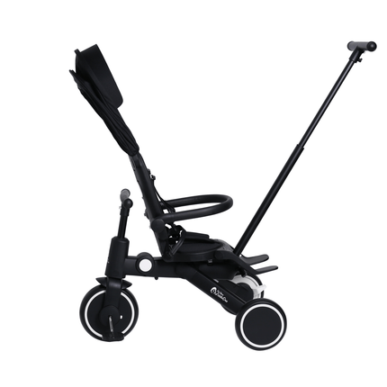 Foryourlittleone Xplor 6 in 1 Foldable Trike - Jet Black (10m-4y)
