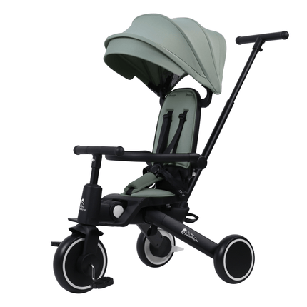 Foryourlittleone Xplor Plus 6 in 1 Foldable Trike - Green (10m-4y)