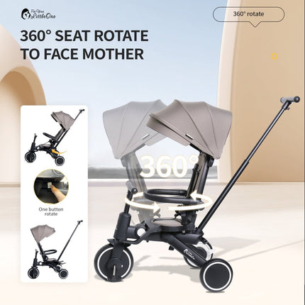 Foryourlittleone Xplor Plus 6 in 1 Foldable Trike - Green (10m-4y)