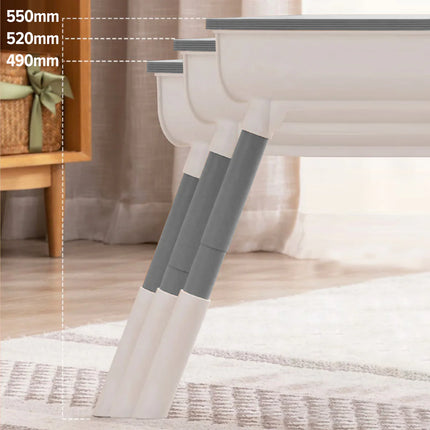 Grey Height Adjustable Table and Chair Set