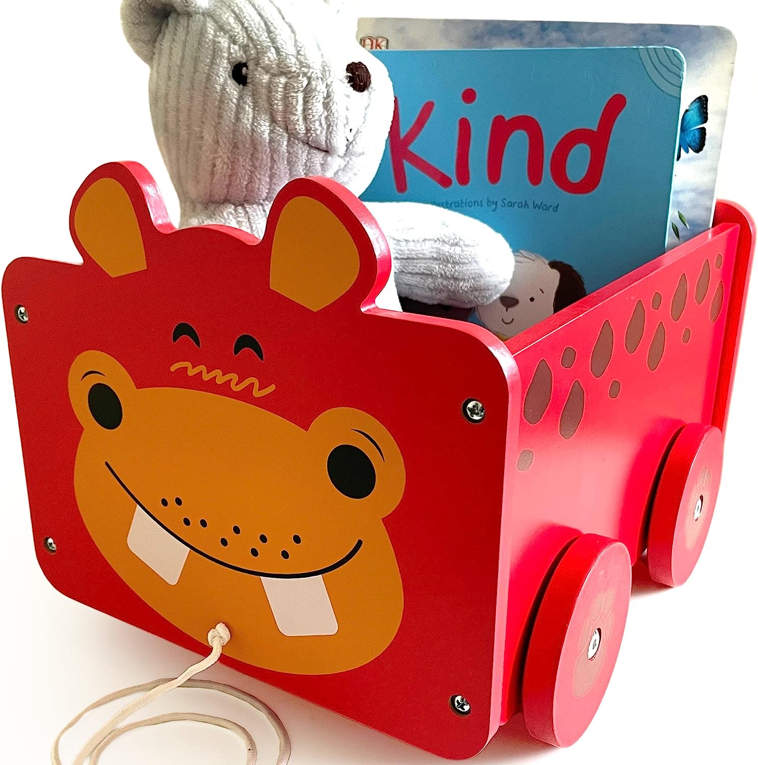 Hippo Pull Along Toy Box