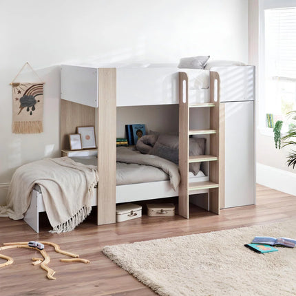 Horizon Bunk Bed - Wood & White