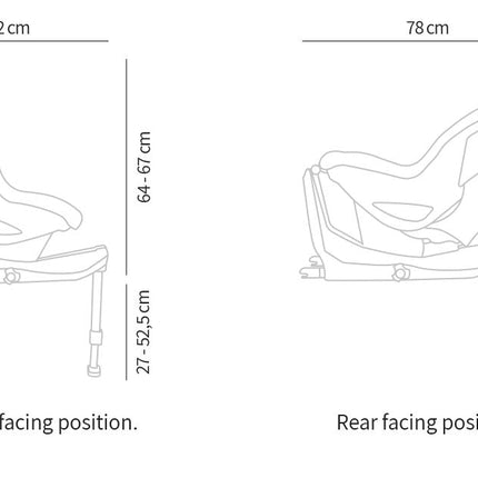 Jane Ikonic-2 360 Swivel i-Size Car Seat 40-105cm, 0-4 Years ERF