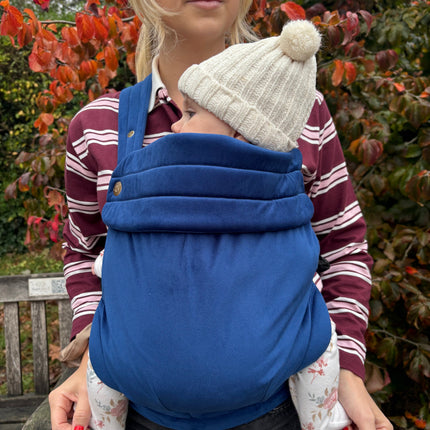 Velvet Baby Carrier - True Blue