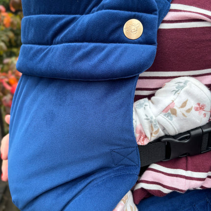 Velvet Baby Carrier - True Blue