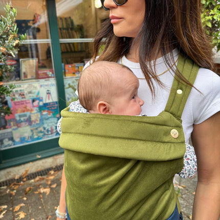 Velvet Baby Carrier - Cedar Green