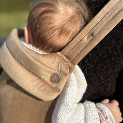 Velvet Baby Carrier - Almondine