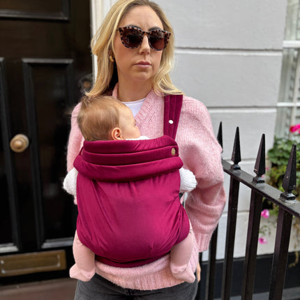 Velvet Baby Carrier - Velvet Cherry