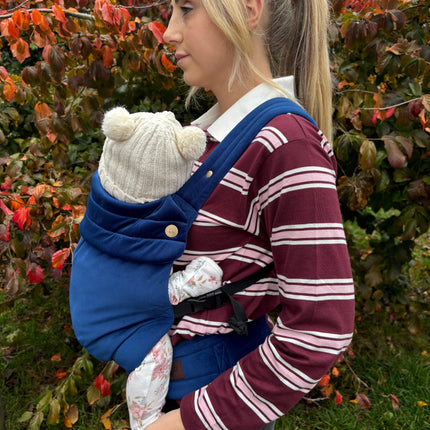 Velvet Baby Carrier - True Blue