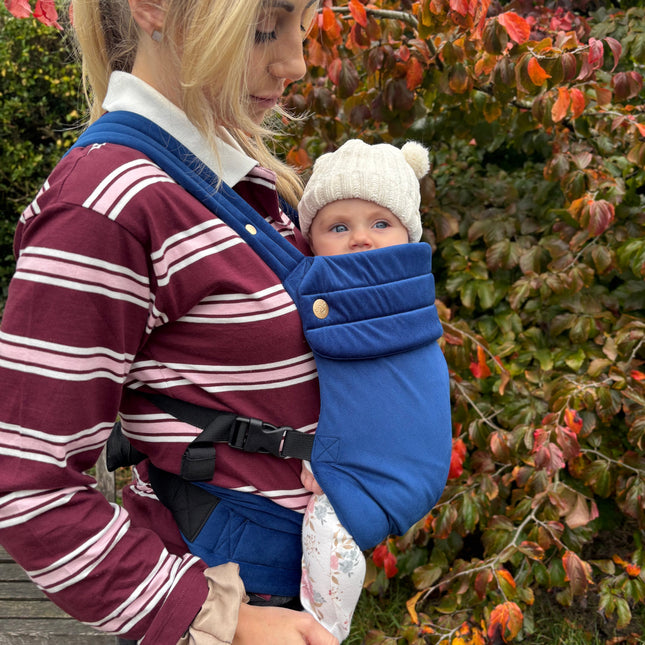 Velvet Baby Carrier - True Blue