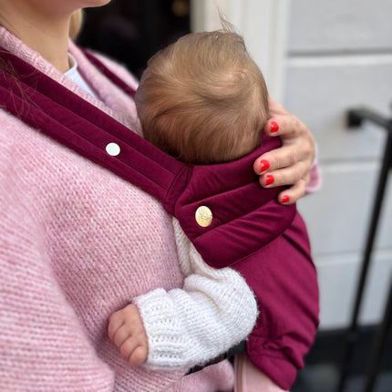 Velvet Baby Carrier - Velvet Cherry