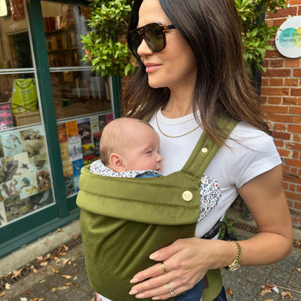 Velvet Baby Carrier - Cedar Green