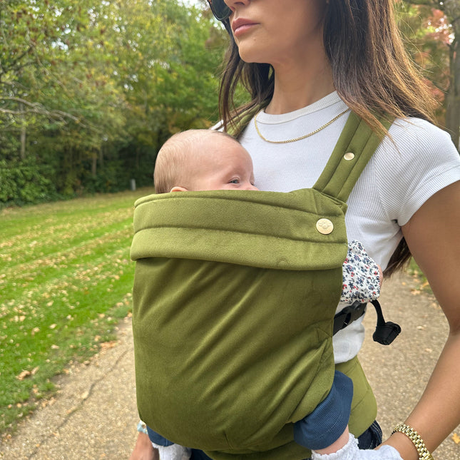 Velvet Baby Carrier - Cedar Green