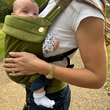 Velvet Baby Carrier - Cedar Green