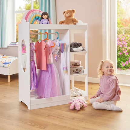 Kid's Dressing Rail with Mirror