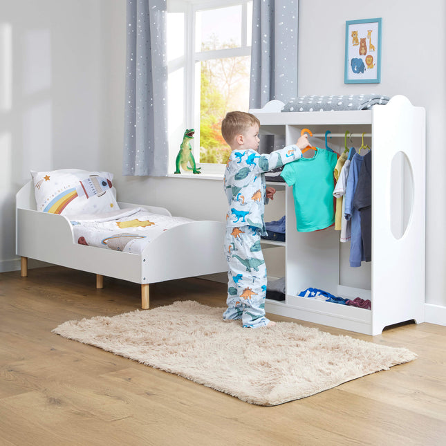 Kid's Dressing Rail with Mirror