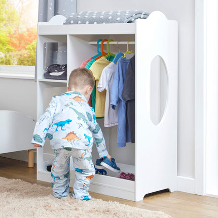 Kid's Dressing Rail with Mirror