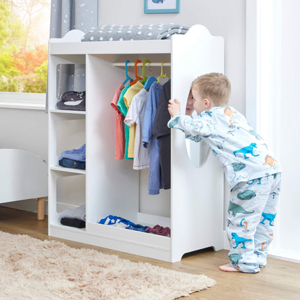Kid's Dressing Rail with Mirror