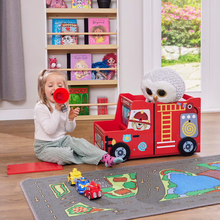 Fire Engine Toy Box