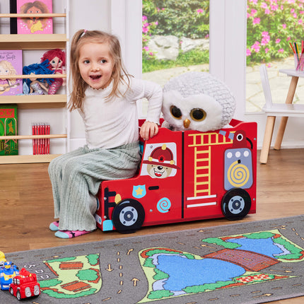 Fire Engine Toy Box