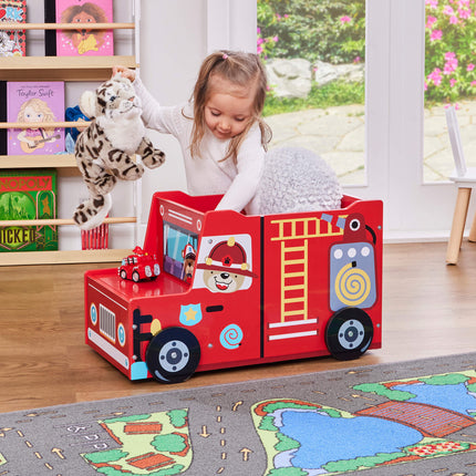 Fire Engine Toy Box