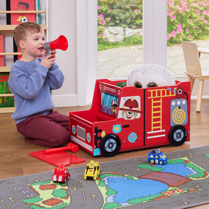 Fire Engine Toy Box