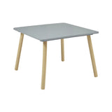 Grey Pinewood Table & Chairs