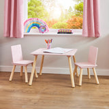 Kids Pink Table & Chairs