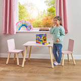 Kids Pink Table & Chairs