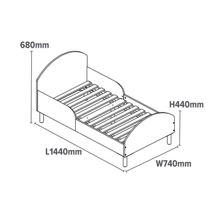 Toddler Bed - Rocket