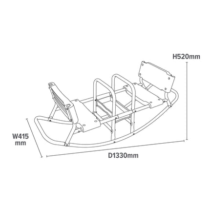 Kids Rocking Boat Seesaw