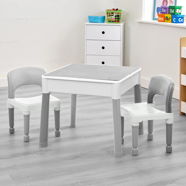 5 in 1 Multi Activity Lego Table - Grey