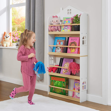 Wall mounted House Bookcase