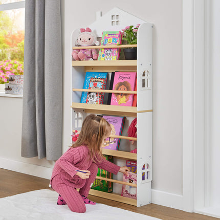 Wall mounted House Bookcase