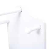White Dressing Up Unit with Grey Boxes