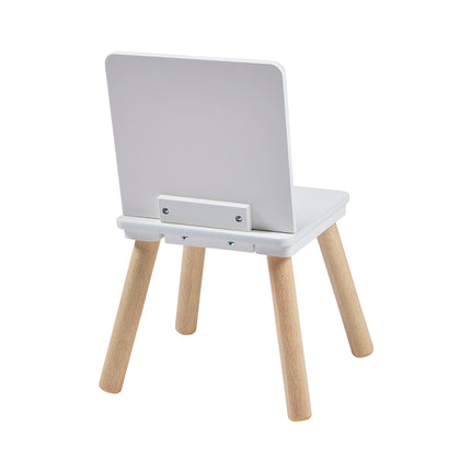 White & Pinewood Chairs - set of 2