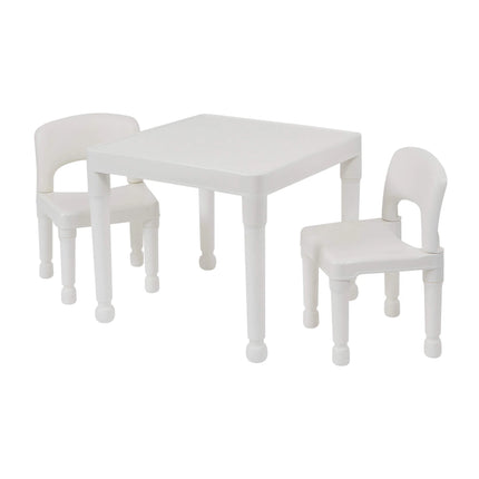 White Table & 2 Chair Set