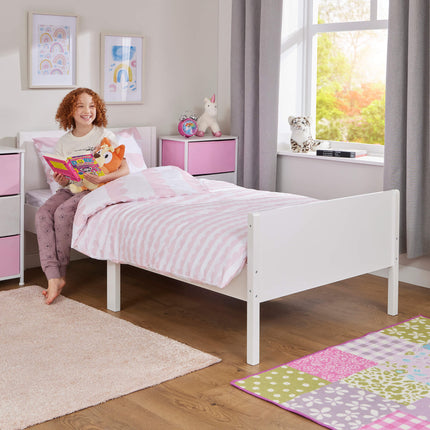 Kids Single Bed - White