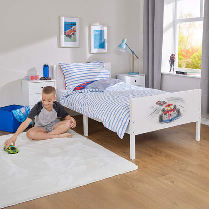 Kids Single Bed - Racing Cars