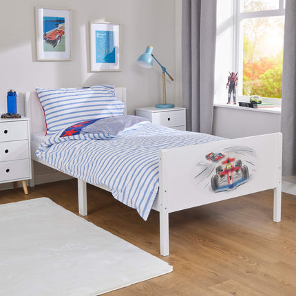 Kids Single Bed - Racing Cars