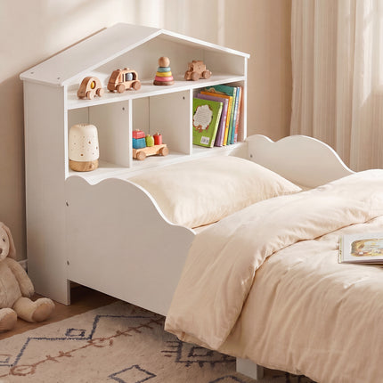 Toddler Bed with Bookcase