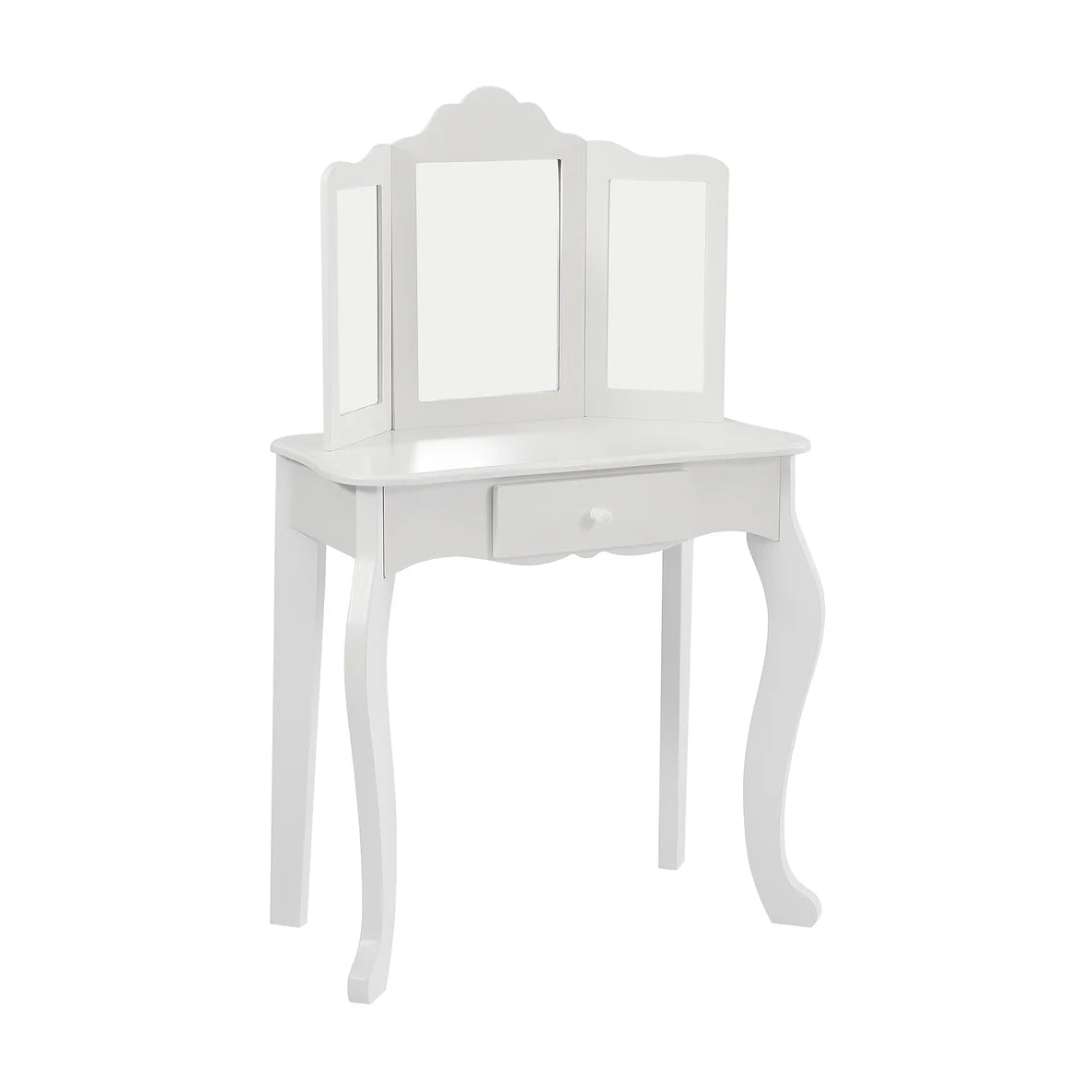 White Vanity Table & Stool