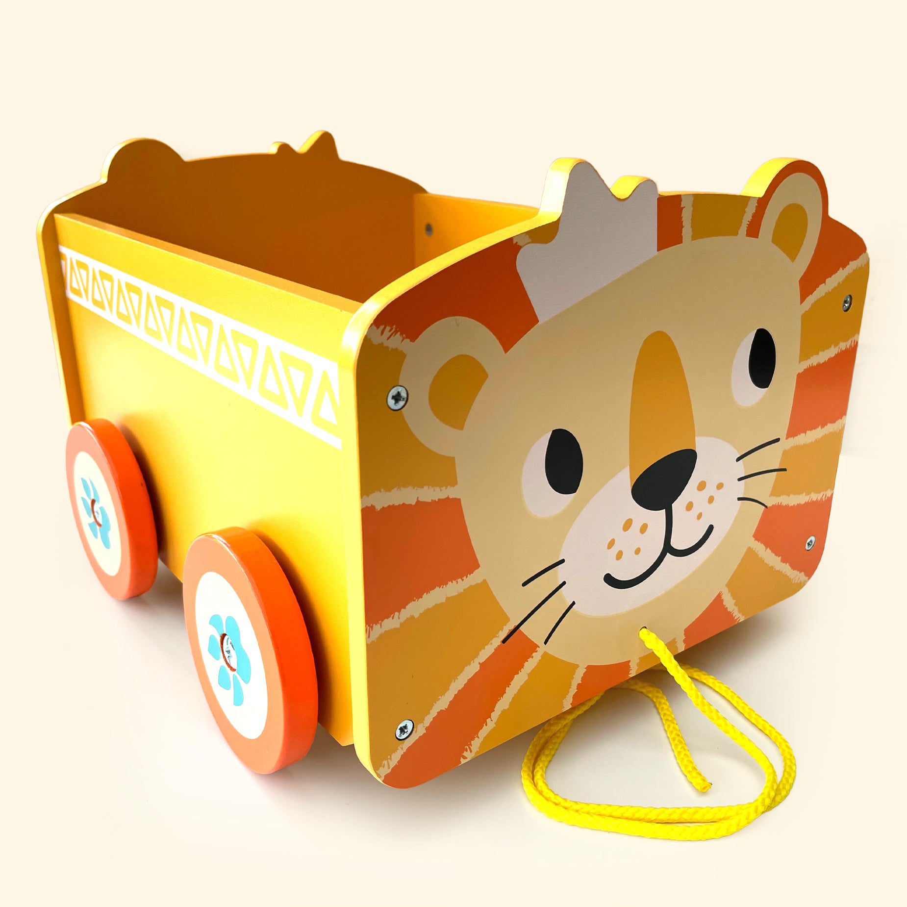 Lion Pull Along Toy Box