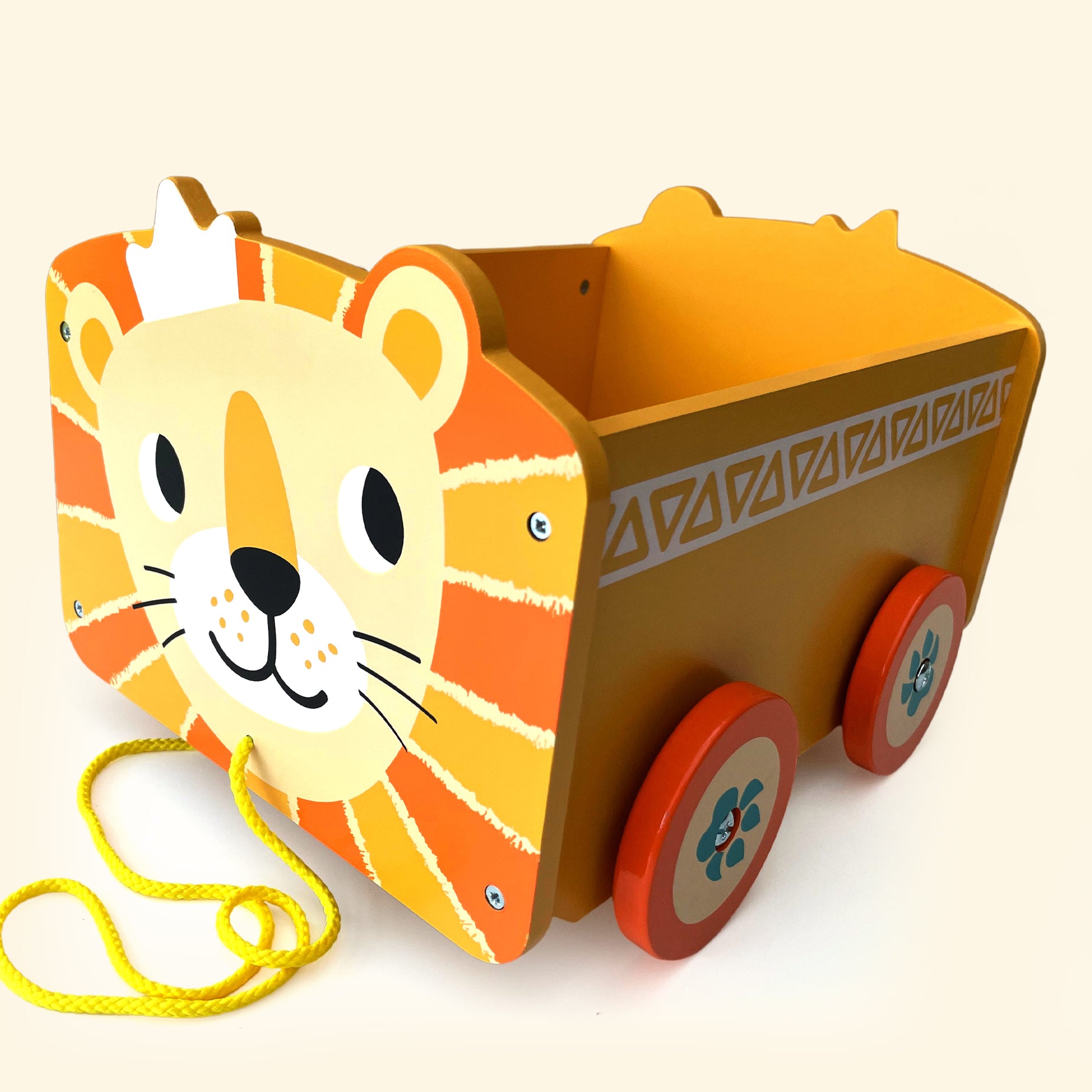 Lion Pull Along Toy Box